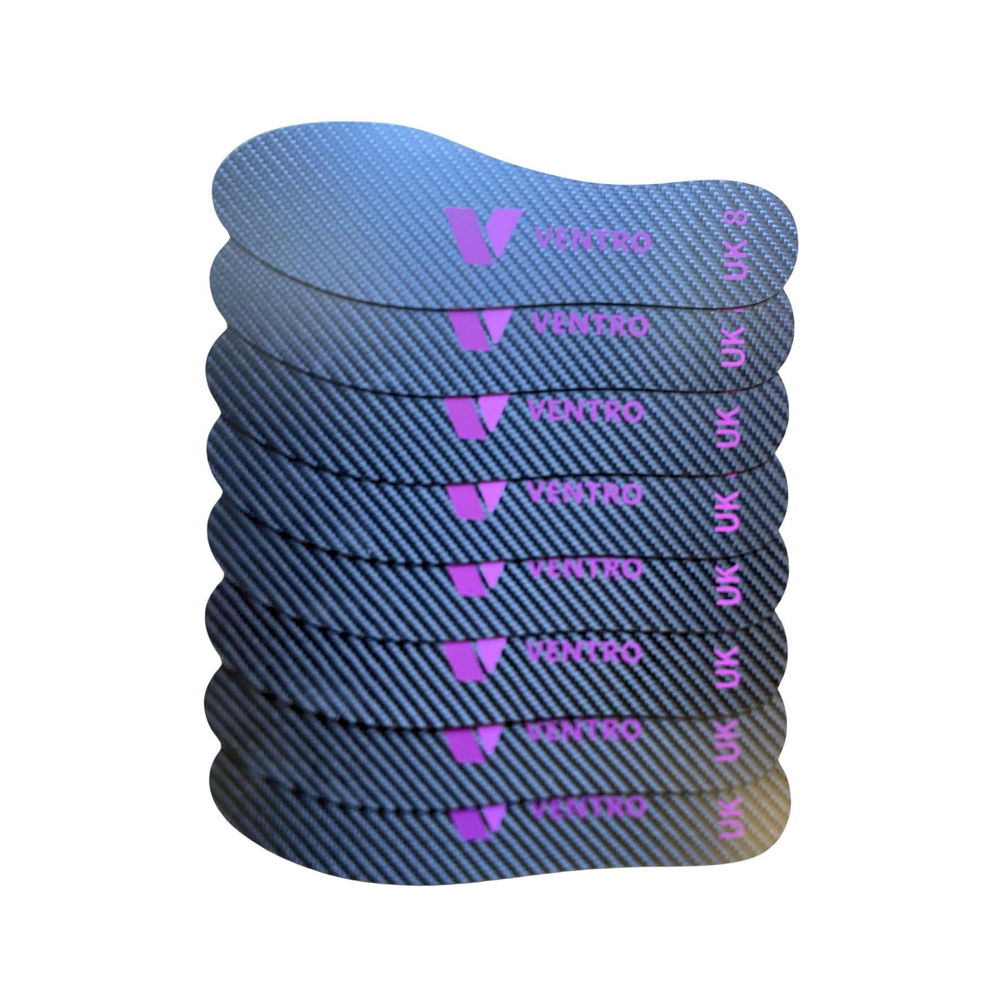 Carbon Fibre Insoles | Hard durable and Light | Made for Custom Skates, Sports & Outdoor - One Pair