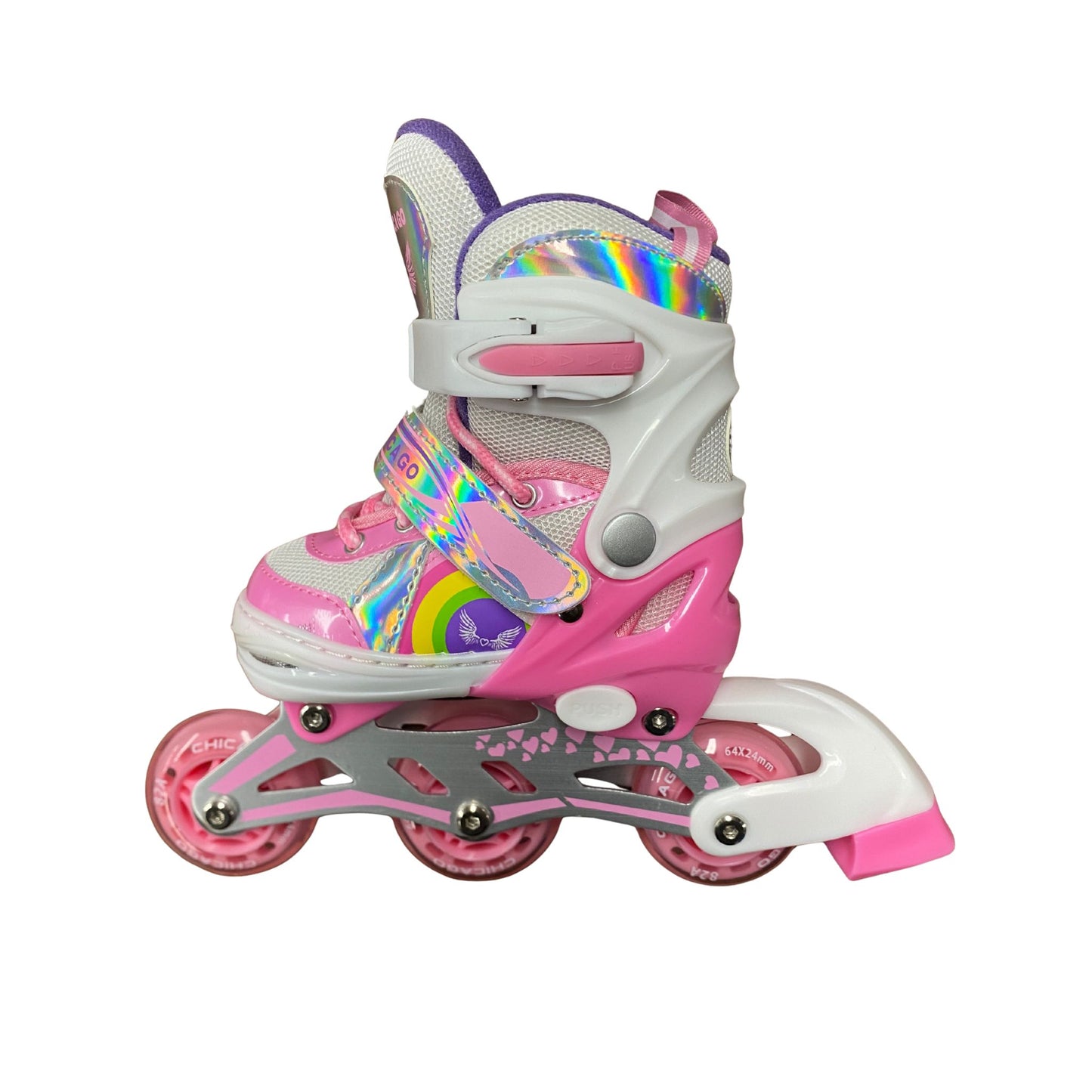 Adjustable | Convert-able into Inline or Quad Kids Roller Skate
