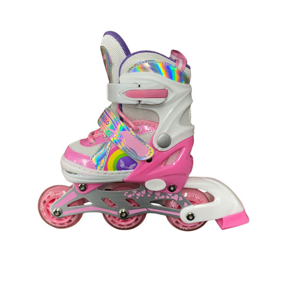 Adjustable | Convert-able into Inline or Quad Kids Roller Skate