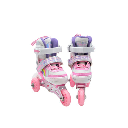Adjustable | Convert-able into Inline or Quad Kids Roller Skate