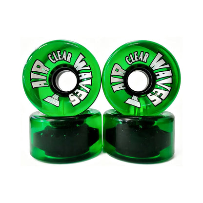 Air Waves CLEAR | Roller Skates Wheels - Set of 8