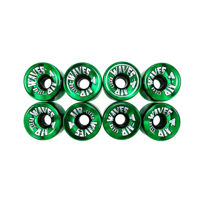 Air Waves CLEAR | Roller Skates Wheels - Set of 8