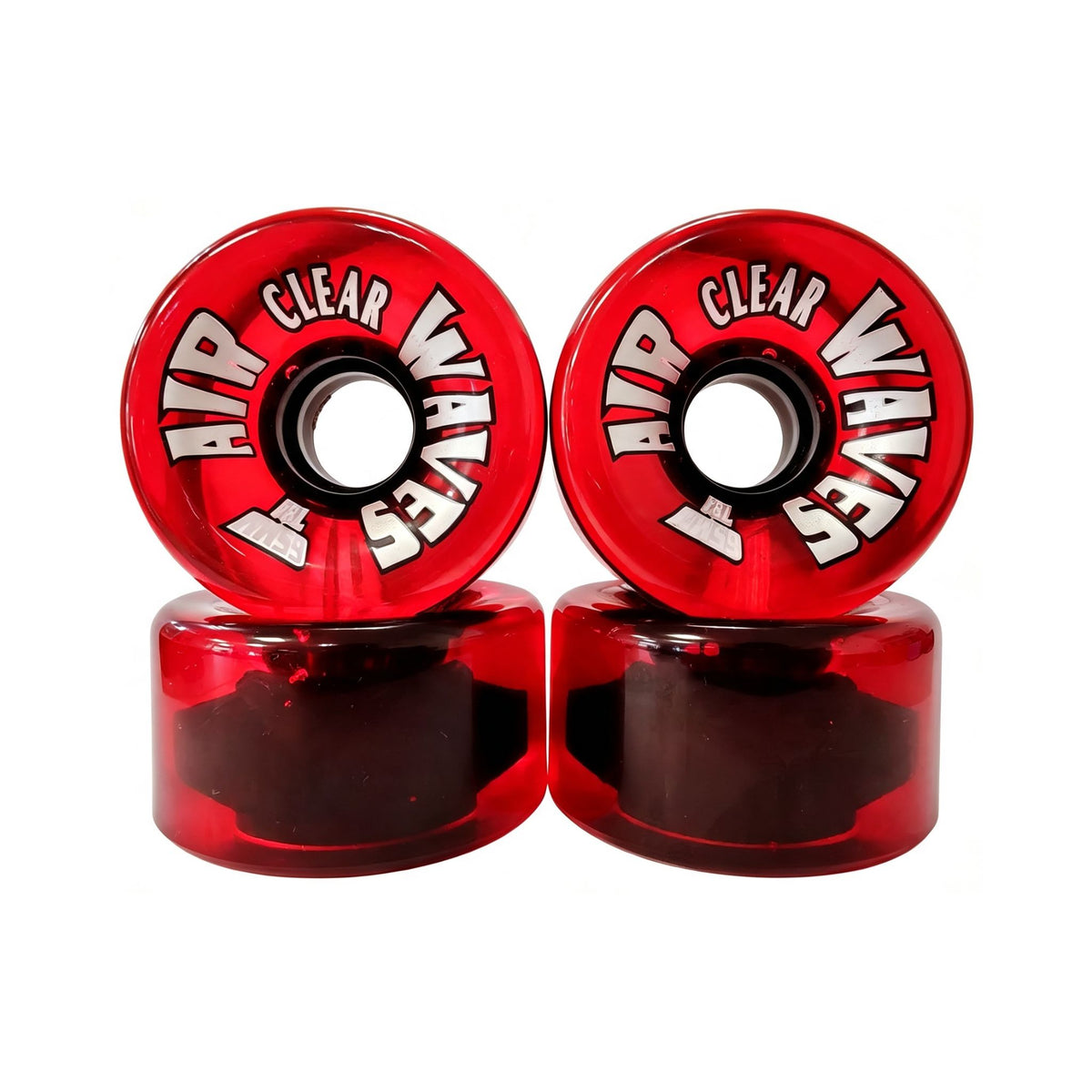 Air Waves CLEAR | Roller Skates Wheels - Set of 8