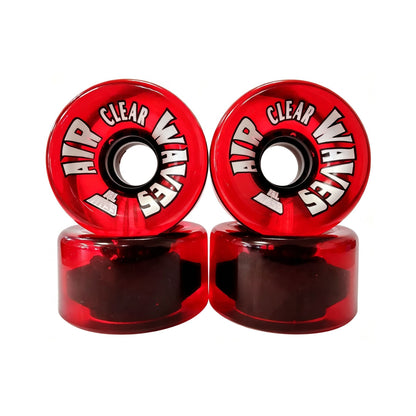 Air Waves CLEAR | Roller Skates Wheels - Set of 8