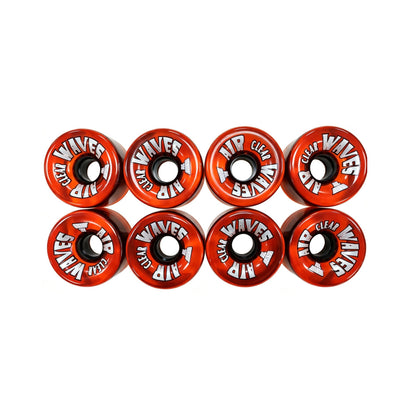 Air Waves CLEAR | Roller Skates Wheels - Set of 8
