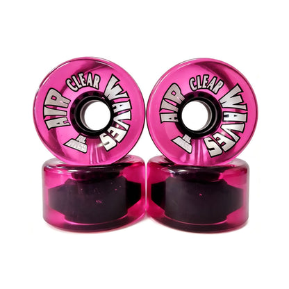 Air Waves CLEAR | Roller Skates Wheels - Set of 8