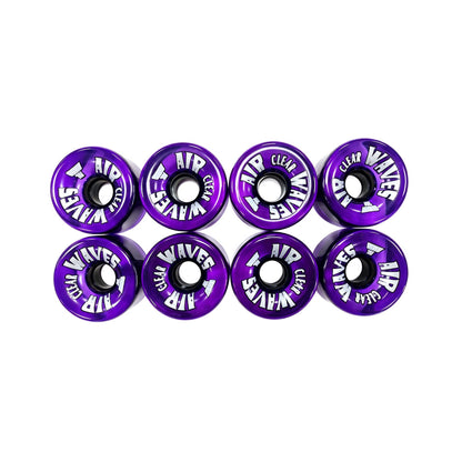 Air Waves CLEAR | Roller Skates Wheels - Set of 8