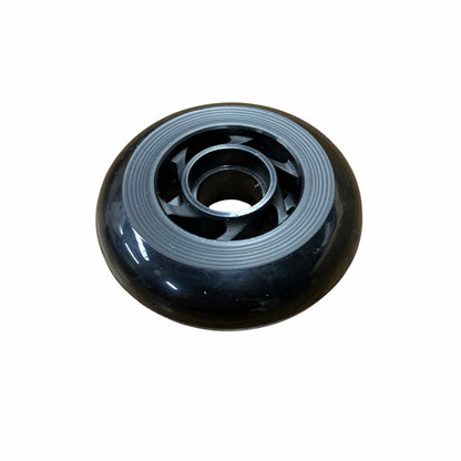 Inline Skate wheels 77mm and 78A Softness | Black - Set of 4