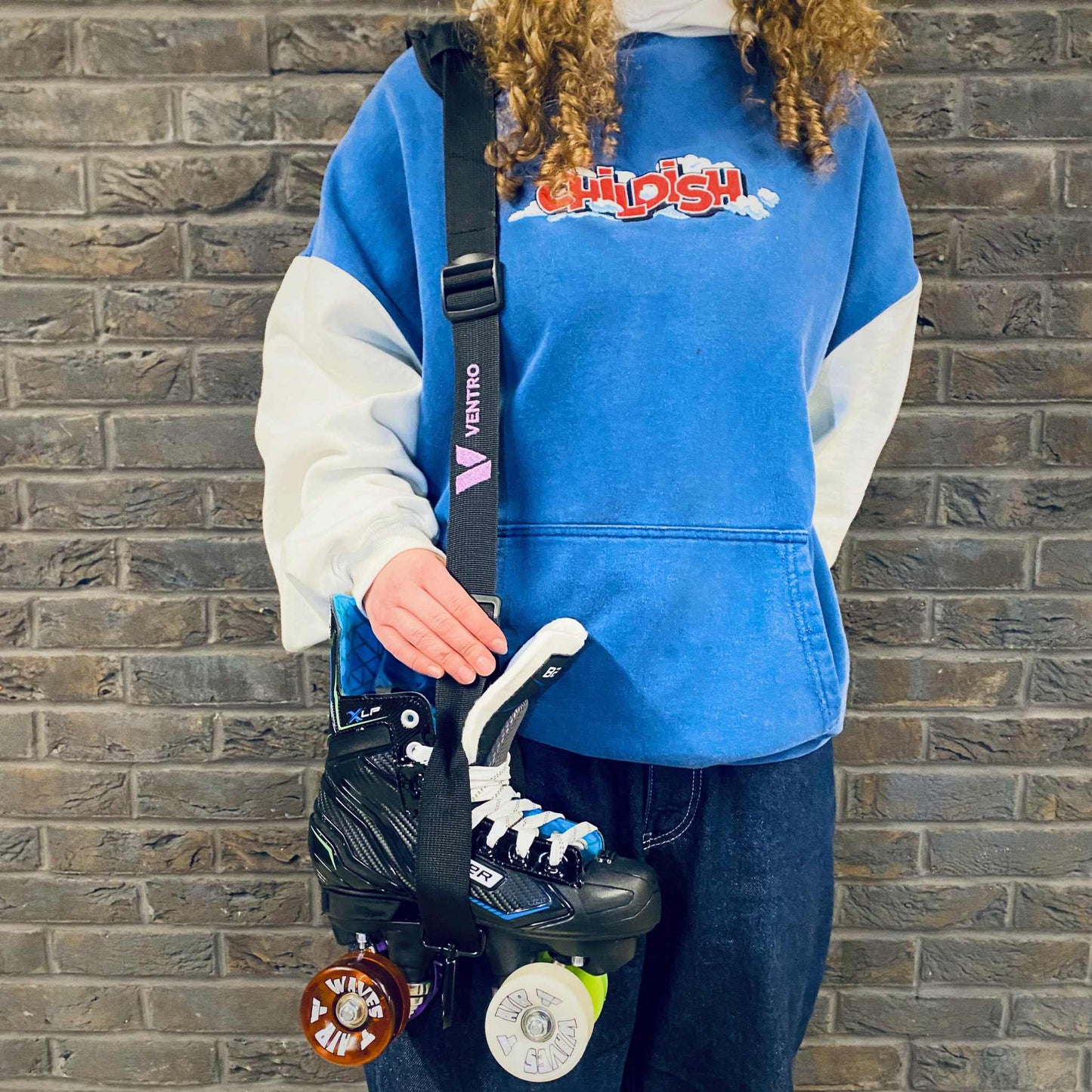 Roller Skates Carry Strap | Multi-purpose | Hands Free | Adjustable Length | Carry Shoes & Crocs - Unisex