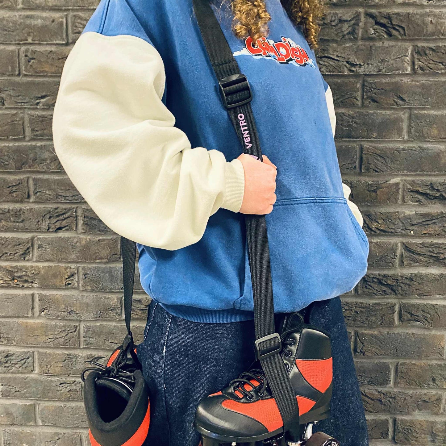 Roller Skates Carry Strap | Multi-purpose | Hands Free | Adjustable Length | Carry Shoes & Crocs - Unisex